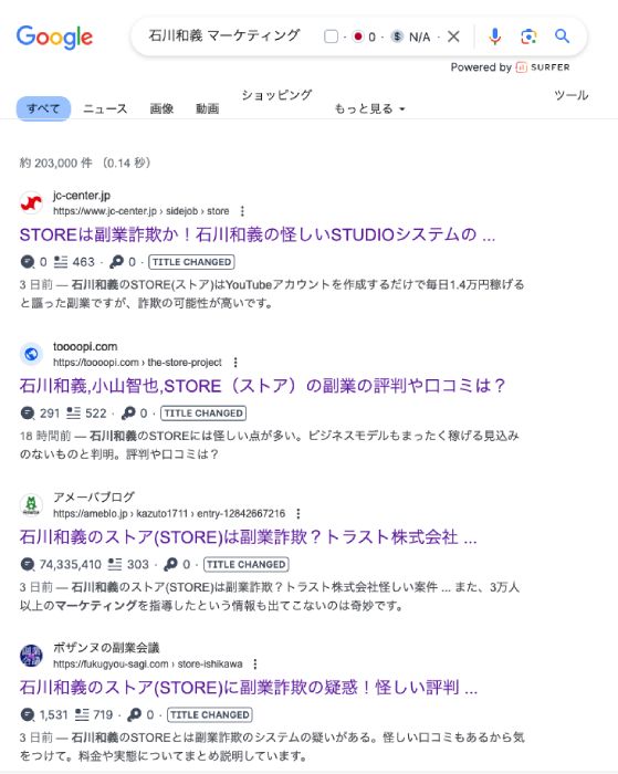 STOREのマネージャーの評判