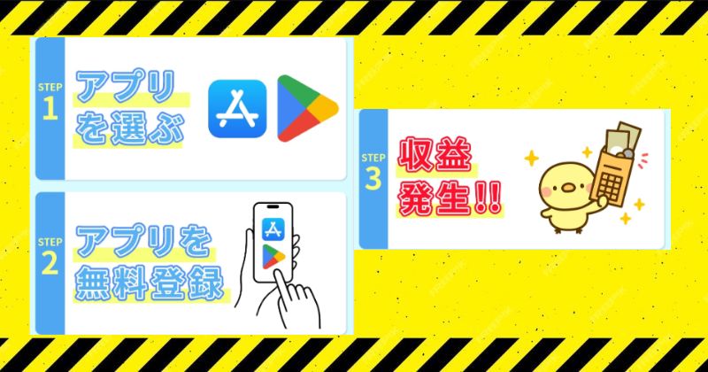 アプリ登録がお金になるの稼ぎ方